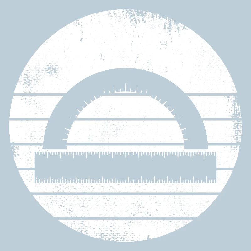 Semi-circular protractor