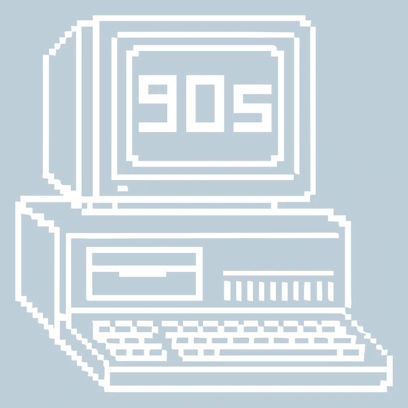 Retro 90s Console Pixel Art
