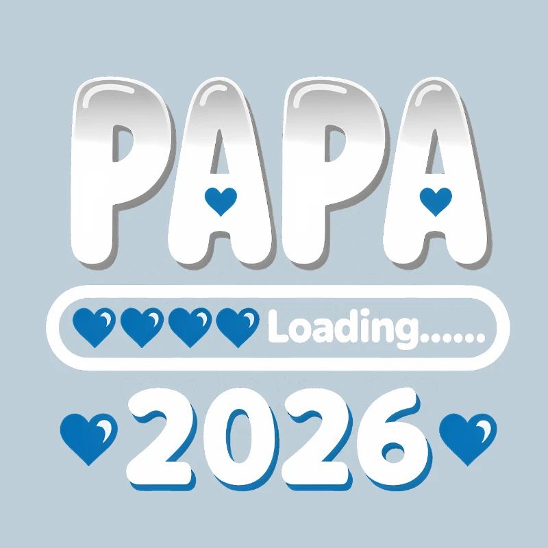 2026 Papa Loading – werdender Vater Geschenk