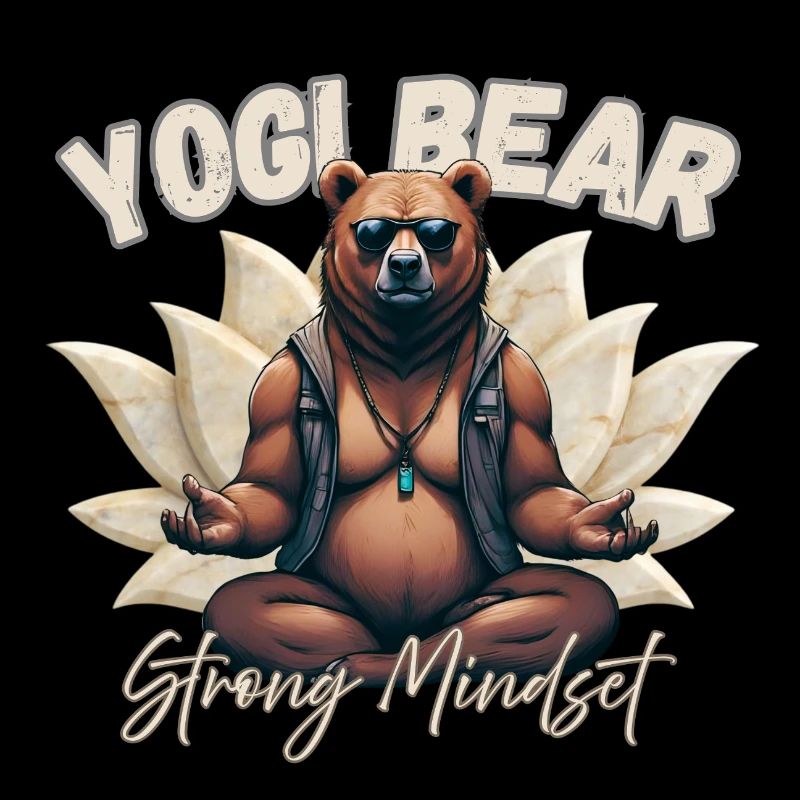 Yogi Bear – Strong Mindset | Spiritueller Bär