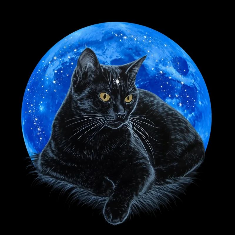 Starry feline.