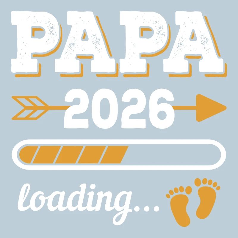 Papa 2026 Loading Zukünftiger Vater Geschenk