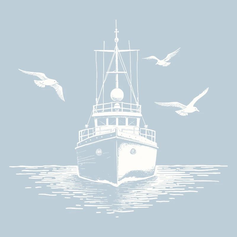 Cutter de pêche Chalutier Pêche Mer