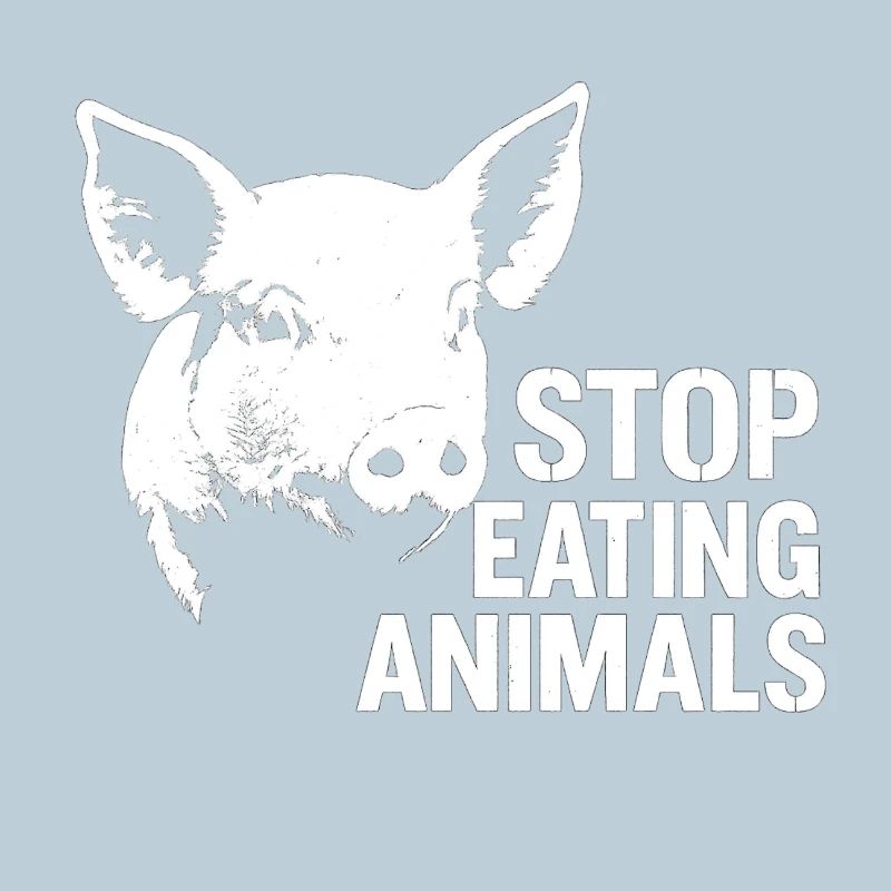 Tierwohl | Schweineprotest Stop Eating Animals