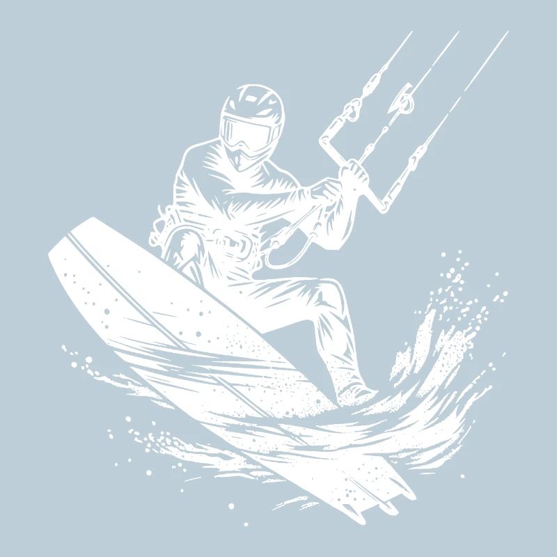 Kitesurf, eau de mer, vent, plaisir à vélo