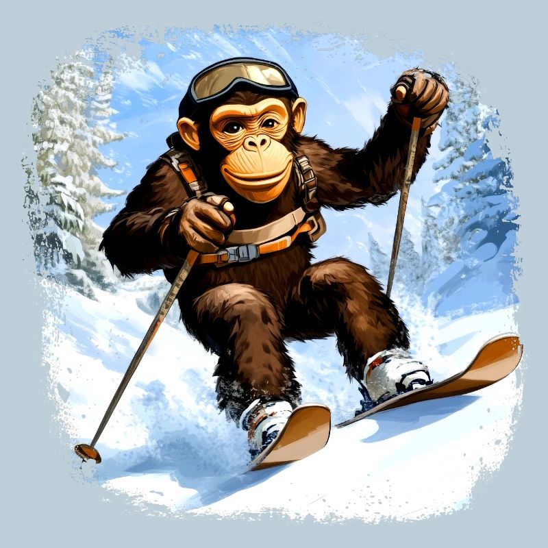 Monkey Ski / Skier Monkey