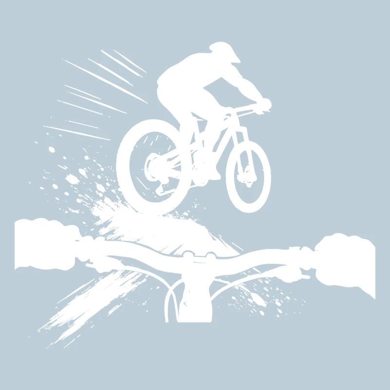 Perspective VTT en descente Perspective VTT Cadeau