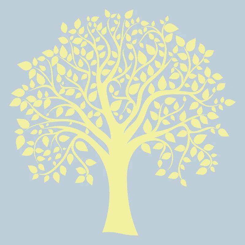 Icon Yellow Jumbo Tree Print Silhouette
