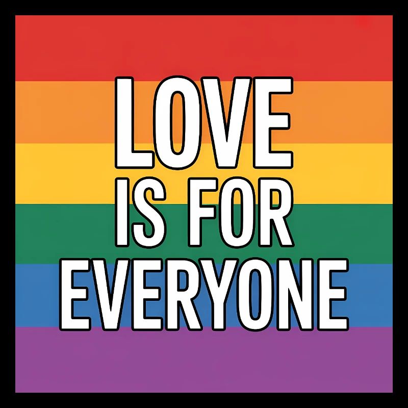 L’amour est pour tous - Antifa Rainbow Tee