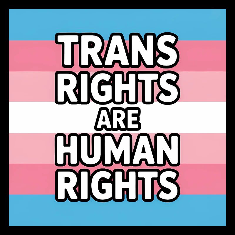 Trans-Rechte sind Menschenrechte – Pride Tee