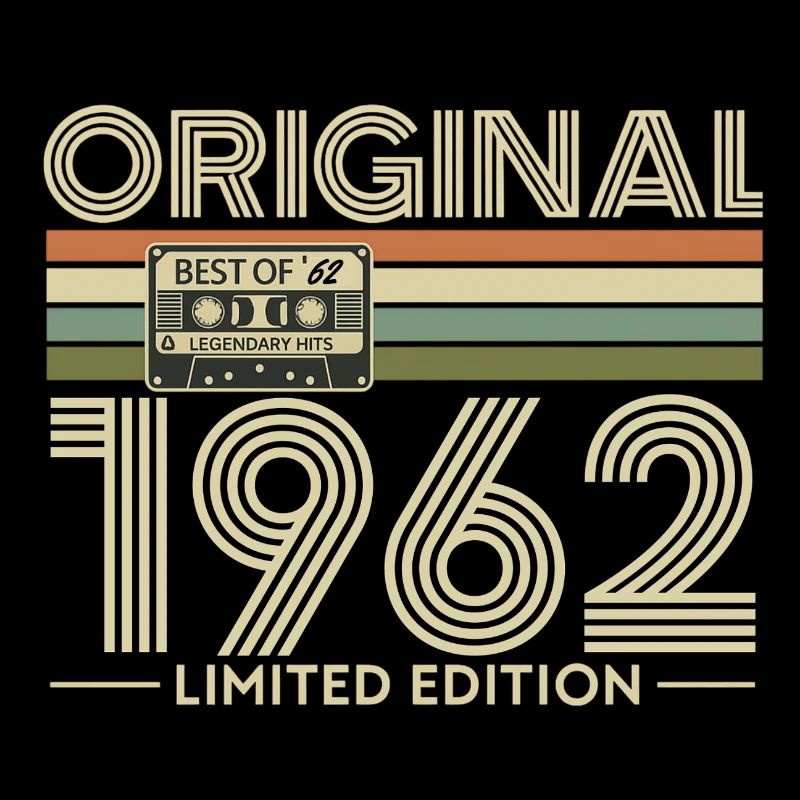 Original 1962 Édition Limitée Vintage