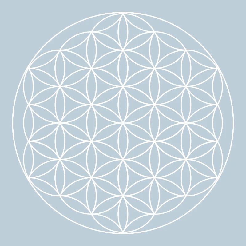 Heilige Geometrie der Blume des Lebens
