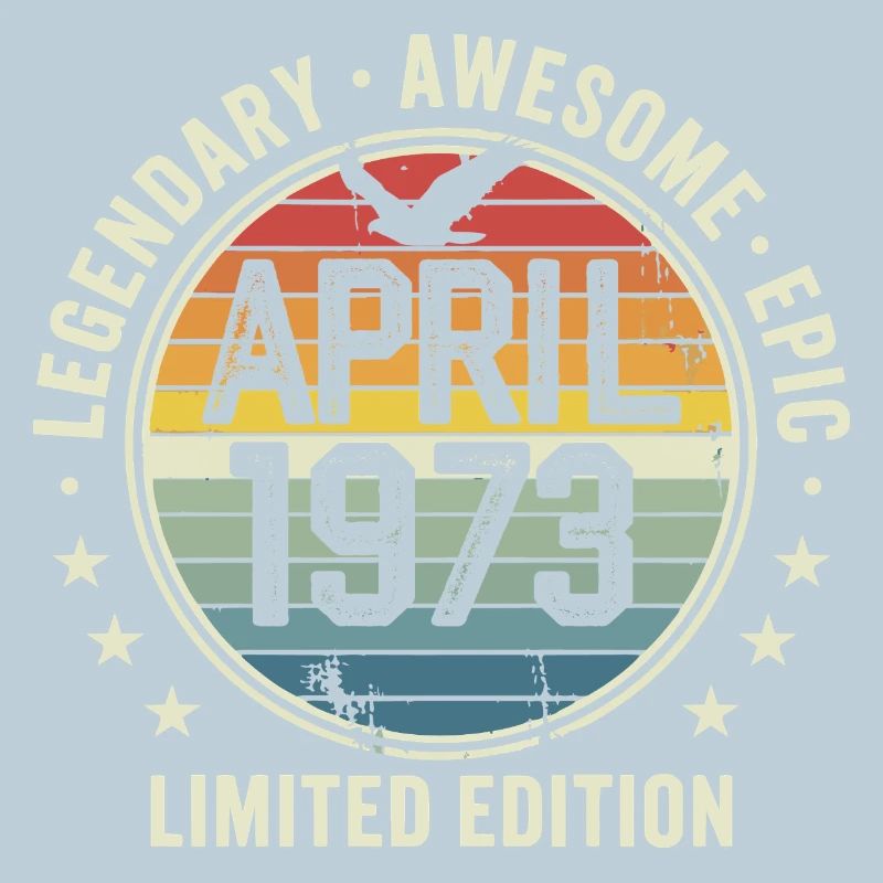 Édition Limitée Avril 1973 - Design Vintage 1973
