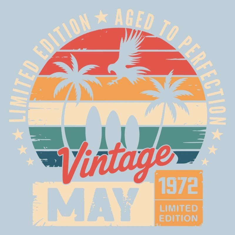 Special anniversary with this design May 1972