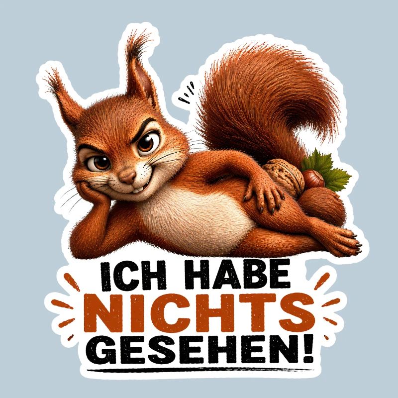 Ich habe nichts gesehen – Freches Eichhörnchen