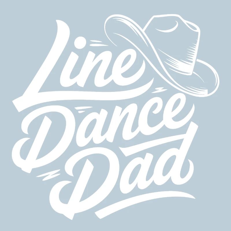 Line Dance Dad Cowboy Hat Design