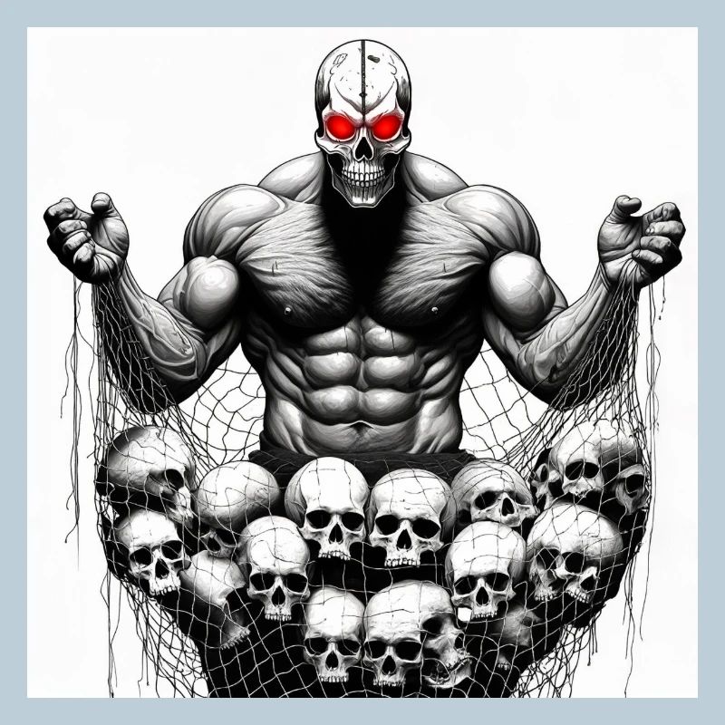 Muscular Net Skulls