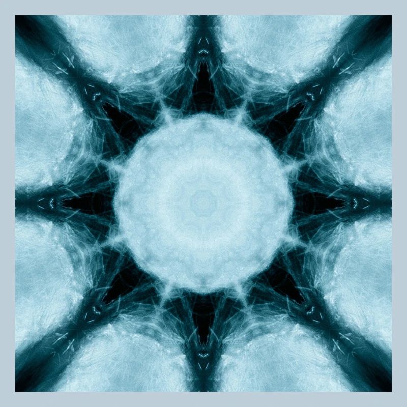 Icy Mandala Kaleidoscope