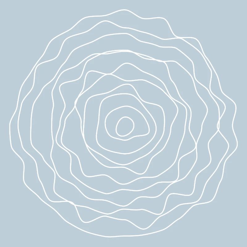 Concentric Line Rose