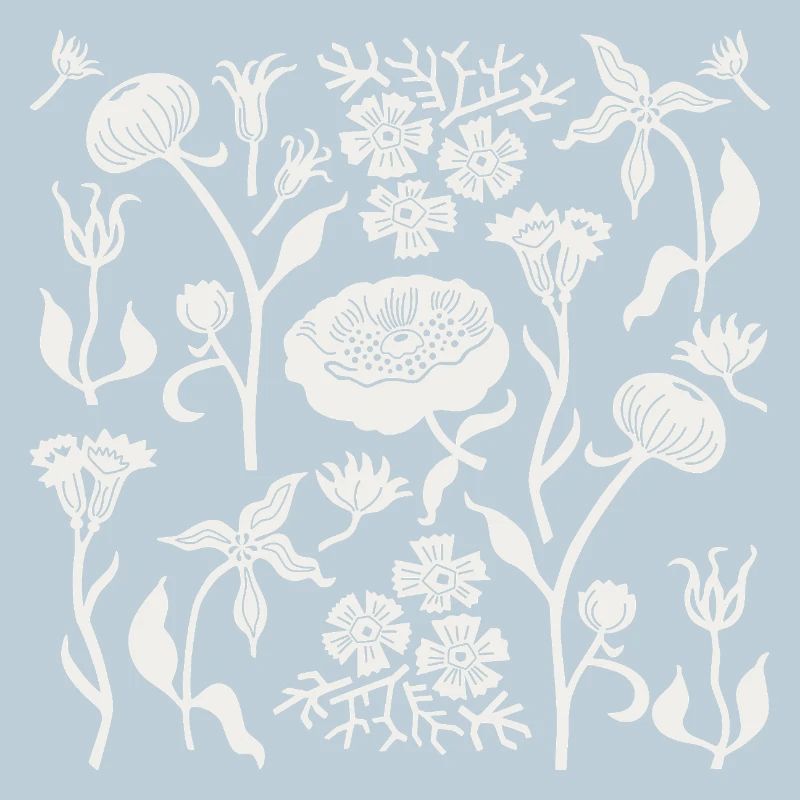 Peonies Forever L Botanical Peonies L White Ecru