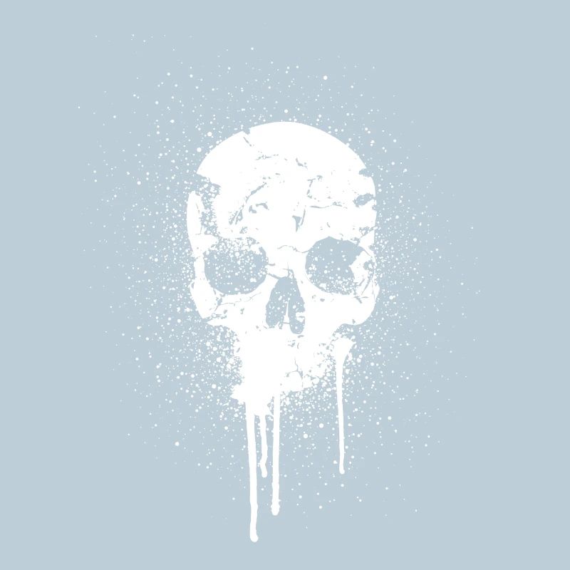 crâne blanc