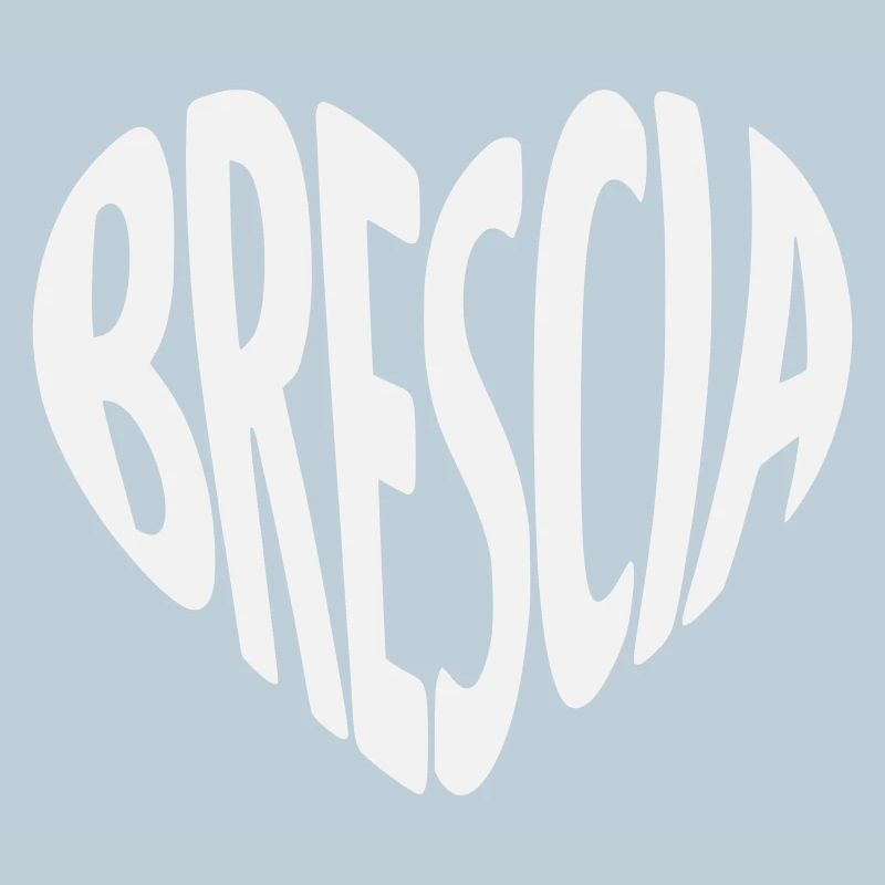 Brescia, Italie Forme du cœur