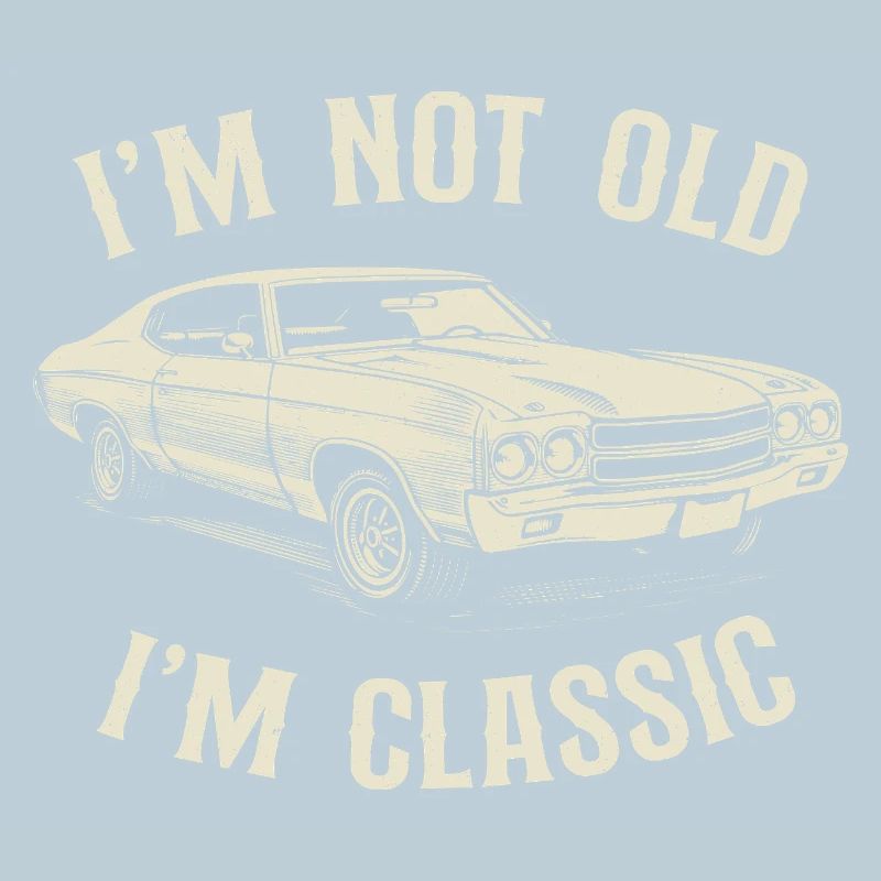 Ich bin nicht alt, ich bin Oldtimer-Papa-Humor