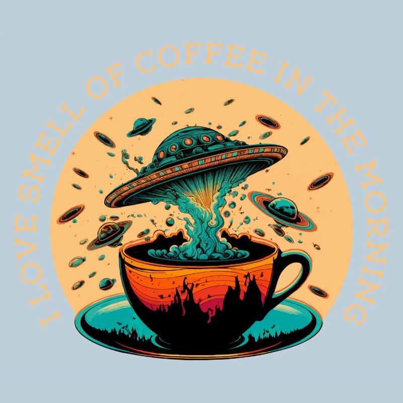 J’aime l’odeur du café le matin