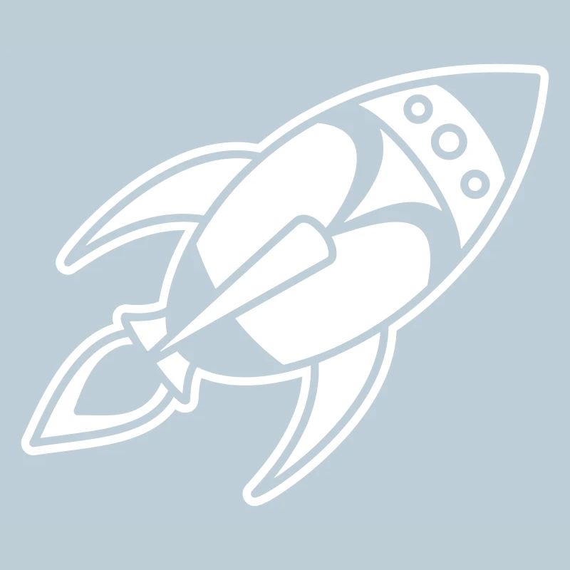 Retro Space Rocket – Space Spaceship Design