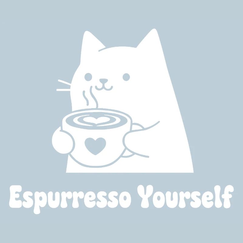 Espresso Yourself Cat Motif