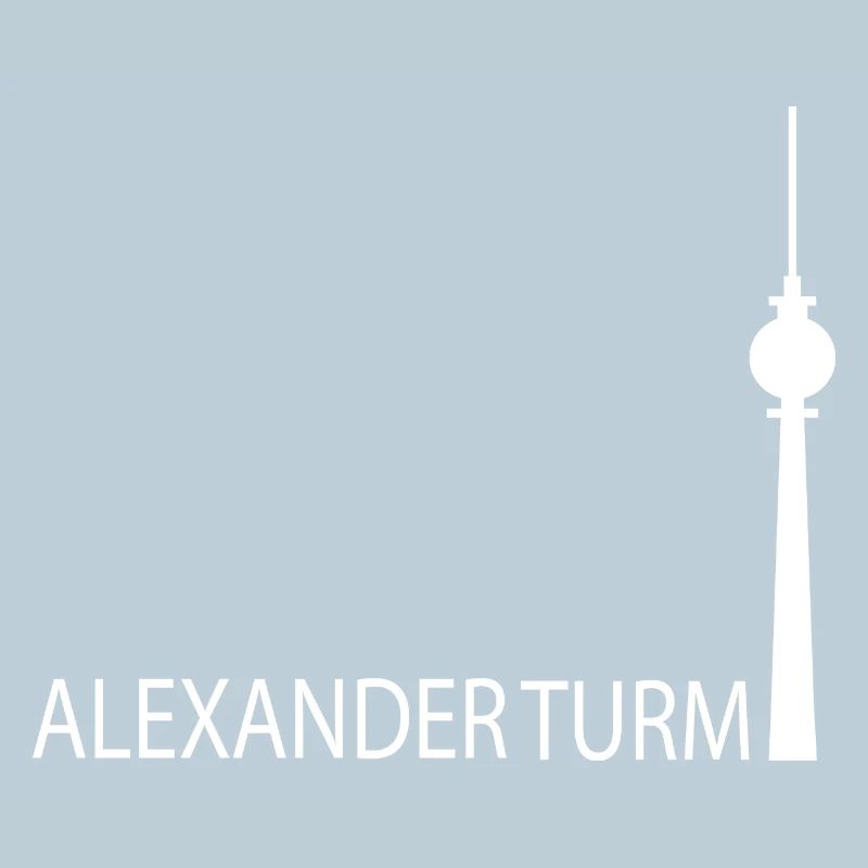 Funny Berlin TV Tower Silhouette Parody