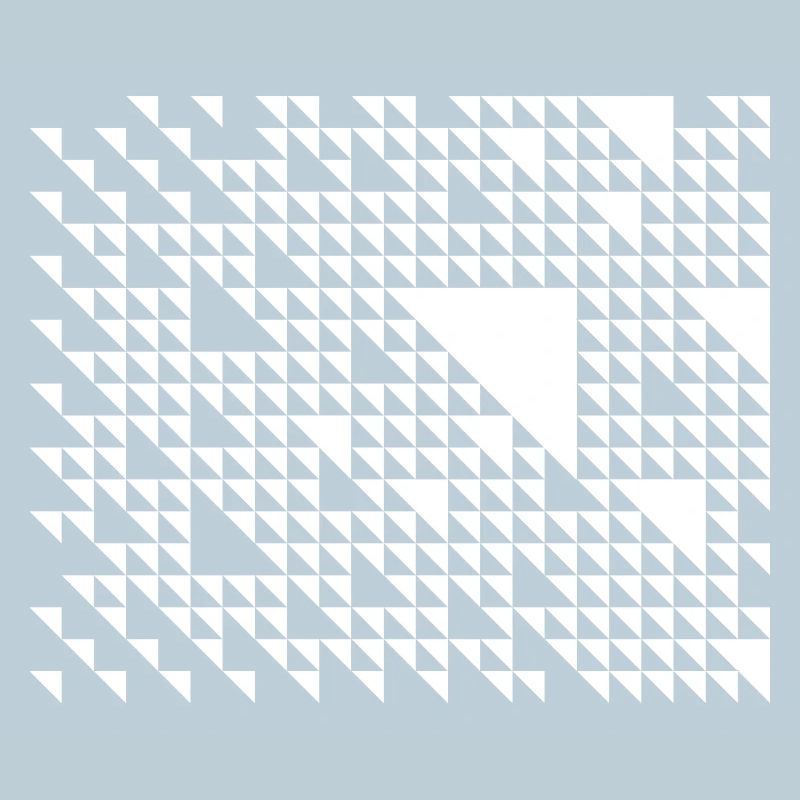 Grille de mosaïque triangulaire