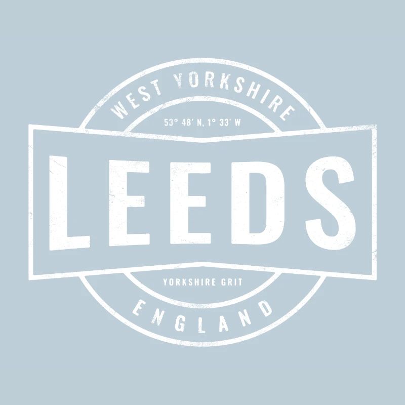 Leeds England Stempeldesign