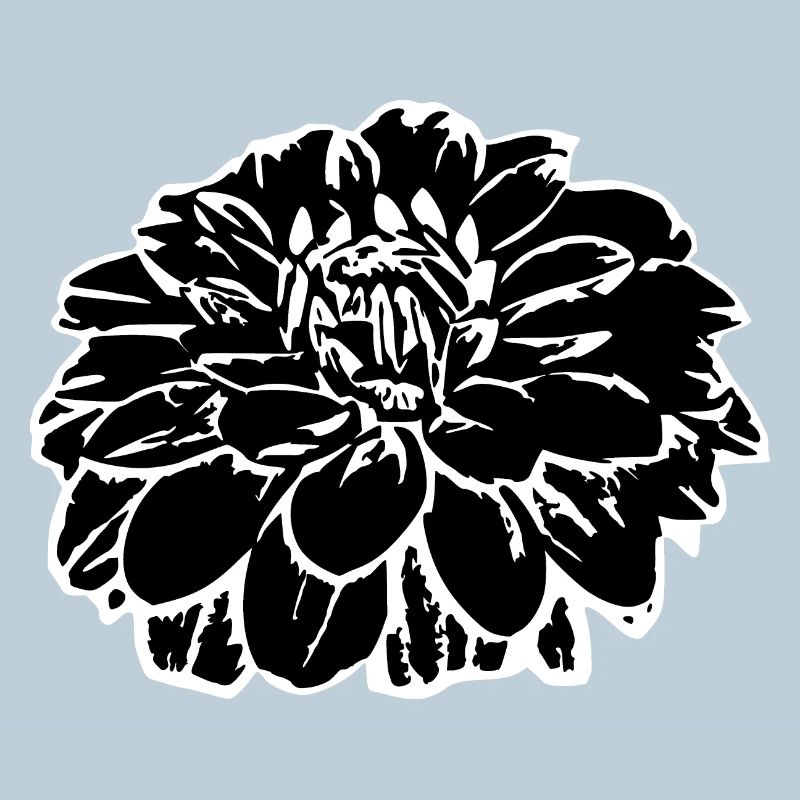 Fleur fleurs noires fleurs noires fleurs graphiques
