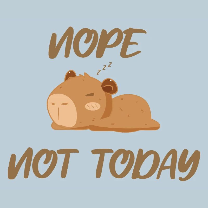 Nope not today capybara