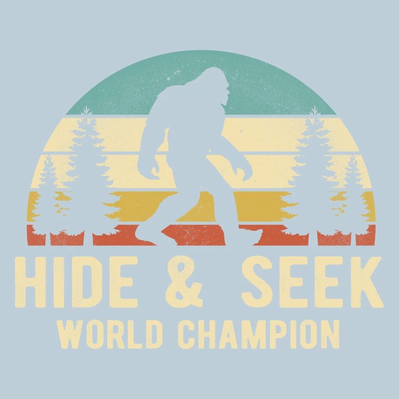 Champion du monde de cache-cache – Funny Bigfoot