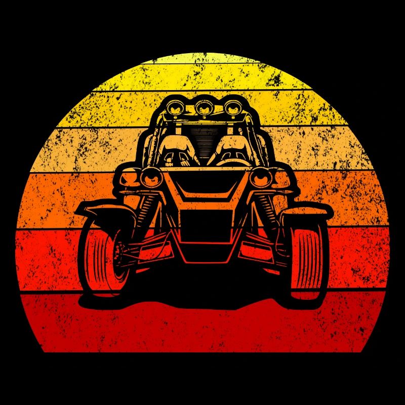 Retro Off-Road Adventure Illustration