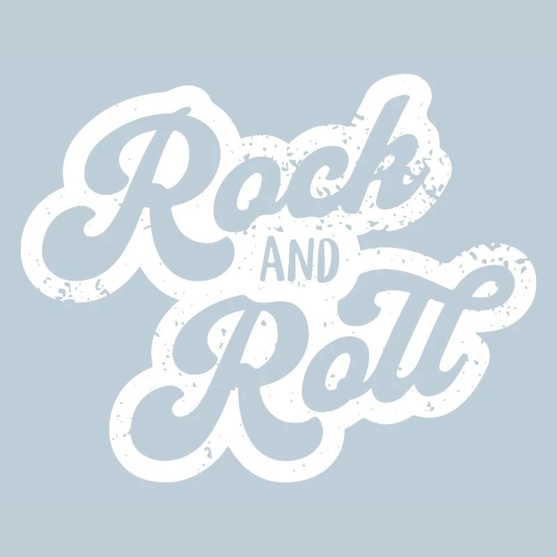 Rock'n'Roll Retro Typografie Design