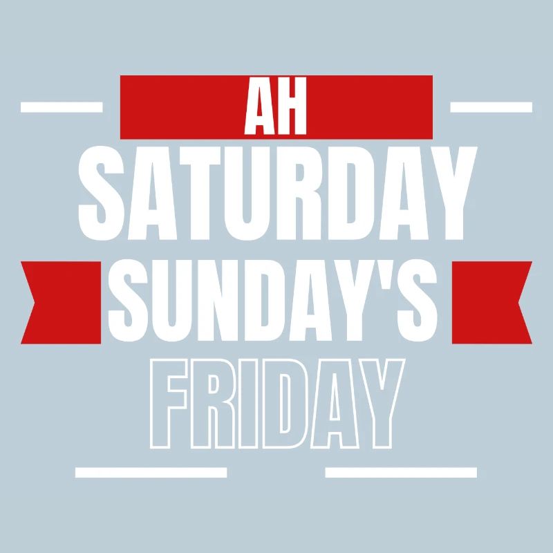 Ah, Weekend Days Mashup Tee