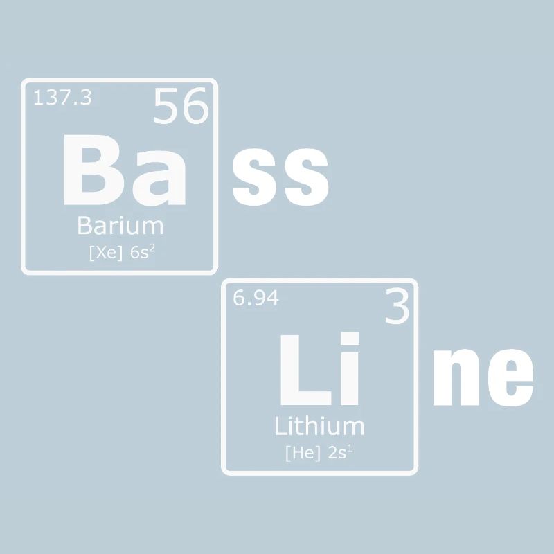 Bass Line PSE Periodensystem Elemente Nerd