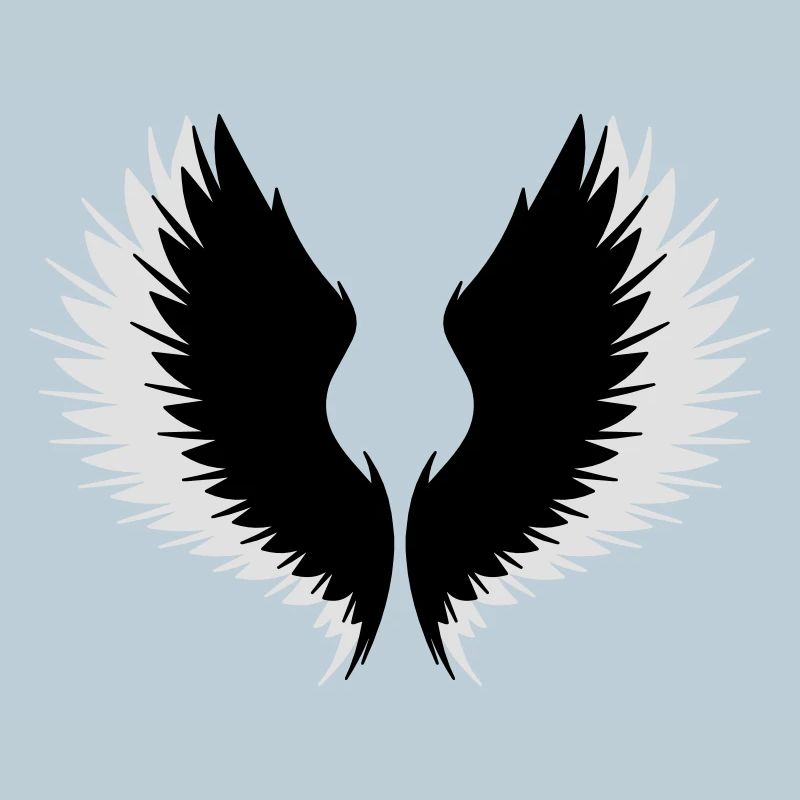 Wings with shadow