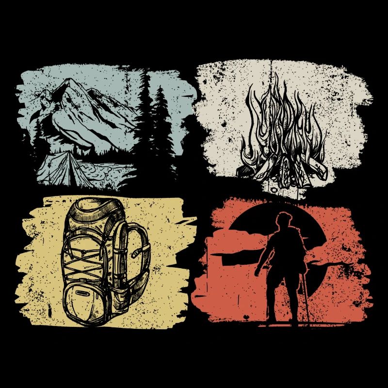Campfire Trails and Pines