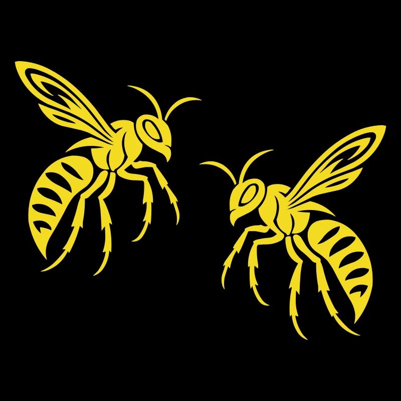 Biene Wespe