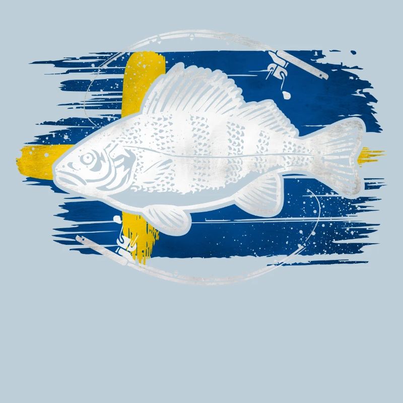 Perche de pêche de Suède