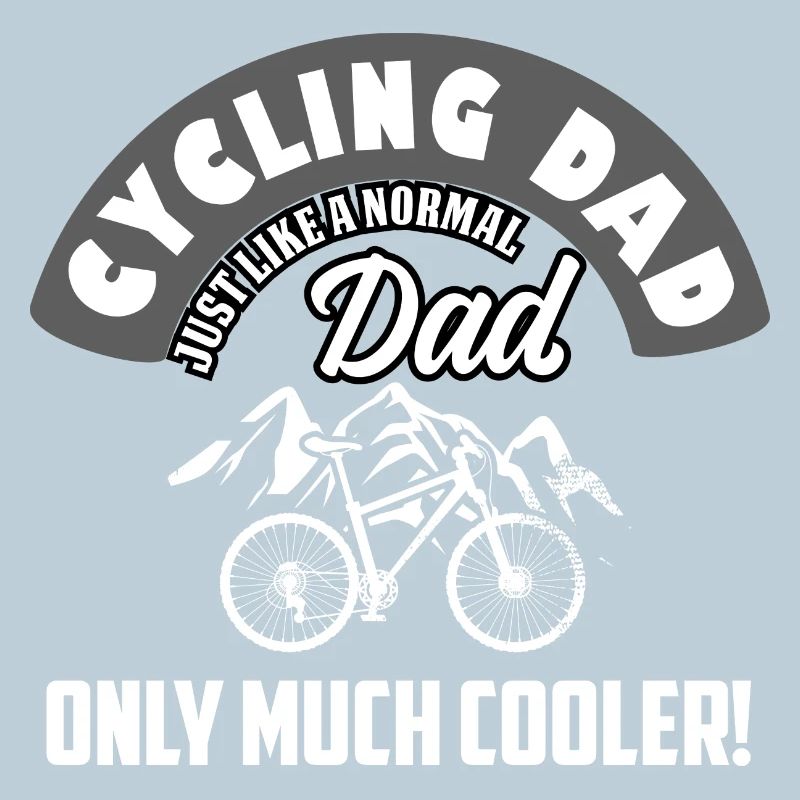 Papa cycliste beaucoup plus cool