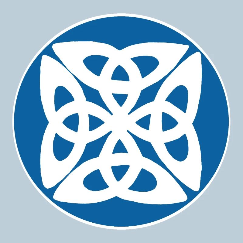 Symbole celte bleu