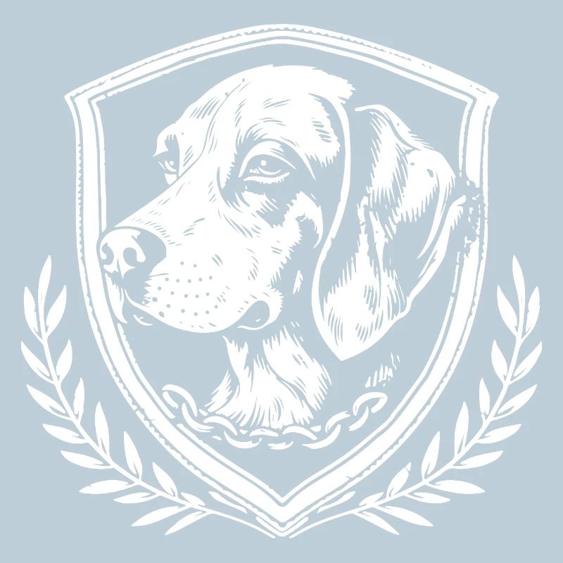 Emblème du chien dans l’écu