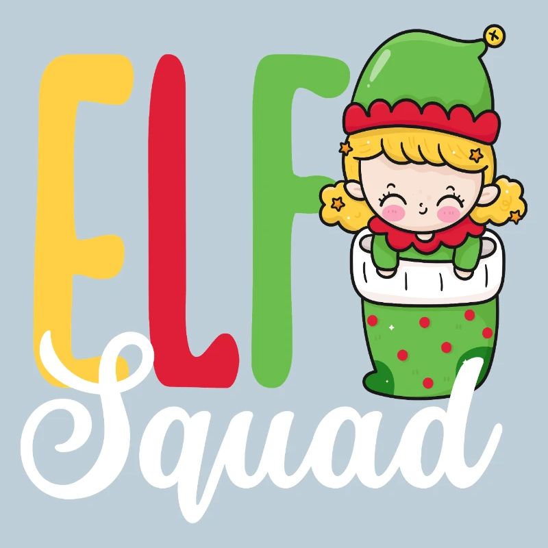 Elf Squad Süßes Elfen Mädchen Weihnachten