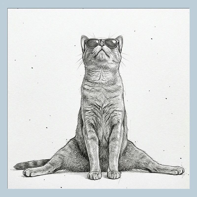 Séparations de yoga pour chats cool