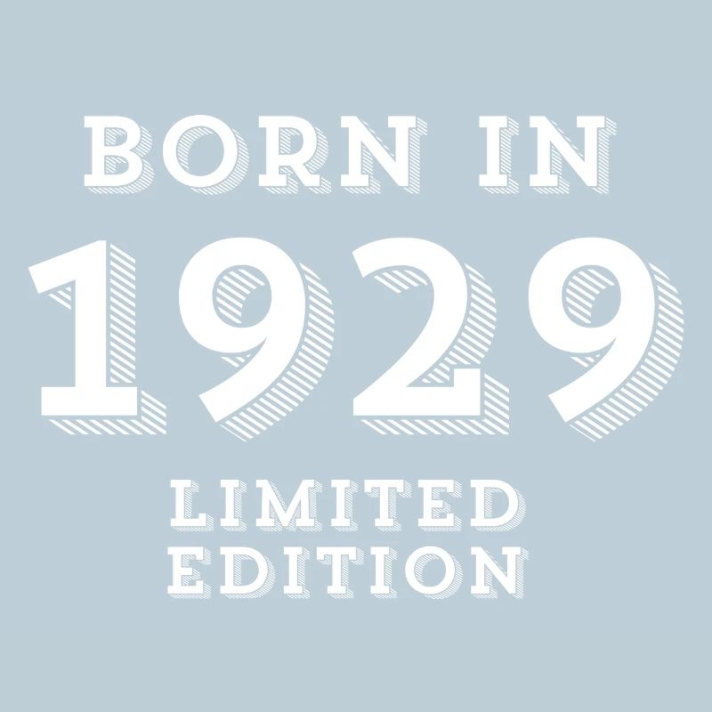 1929, 95ans, année de naissance, date de naissance